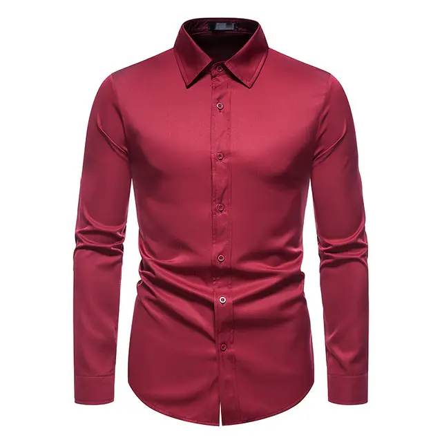 Chemise Homme Rouge Super Slim