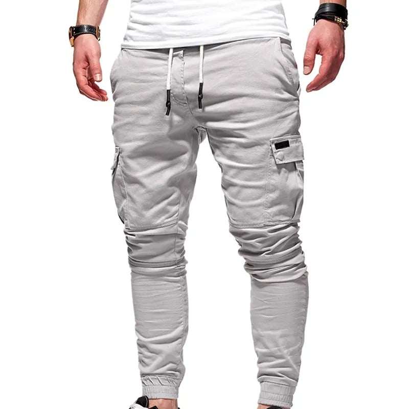 Pantalon Cargo Gris Pour Homme