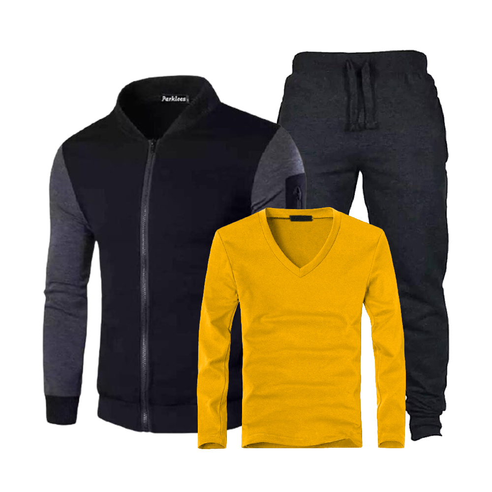 Pack Homme Gilet Noir Plus Pantalon +Pull