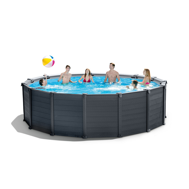 Piscine Gonflable A Plaques De Graphite