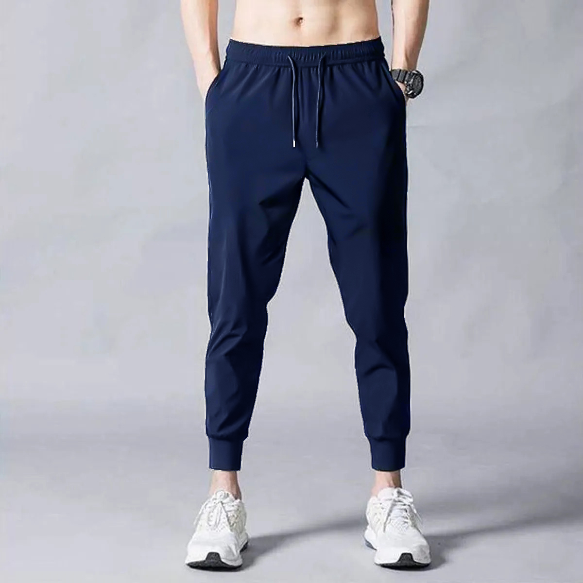 Pantalon De Sport Bleu Pour Homme