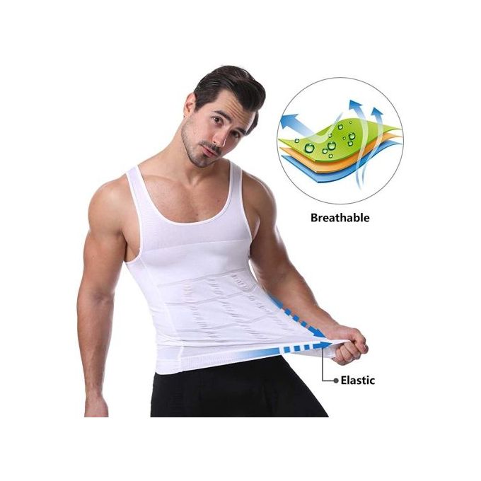  Débardeur minceur - ventre mince et extensible-chemise Abs- pour hommes