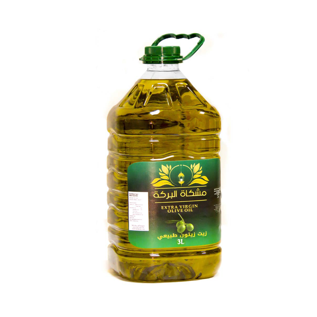 Huile d'Olive Mochket el Baraka  - 3 Litres - زيت الزيتون مشكاة البركة