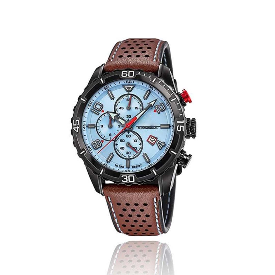 Montre En cuir Marron