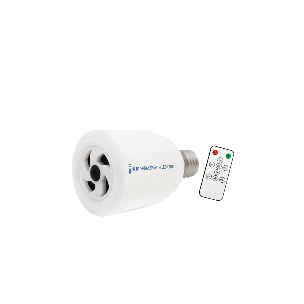 Ampoule LED Haut Parleur Bluetooth Avec Télécommande BL-LED