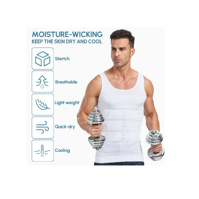  Débardeur minceur - ventre mince et extensible-chemise Abs- pour hommes