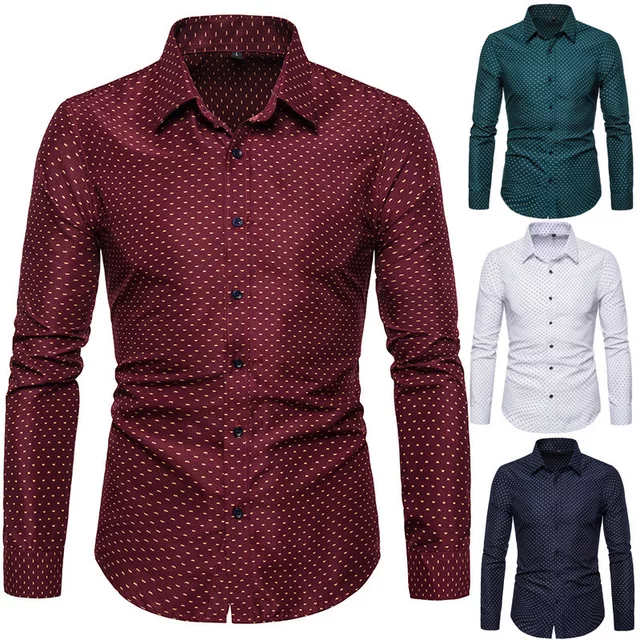 Chemise à Manches Longues Pour Homme