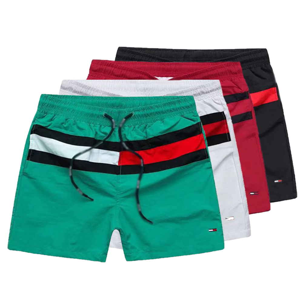 Short de Bain Rouge pour homme