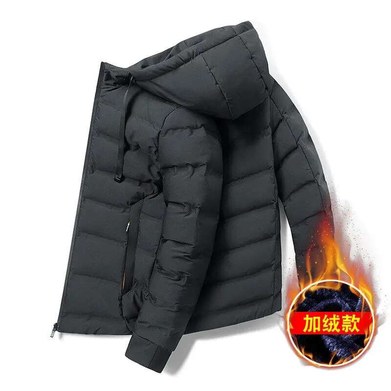 Veste Matelassée à Capuche Pour Homme