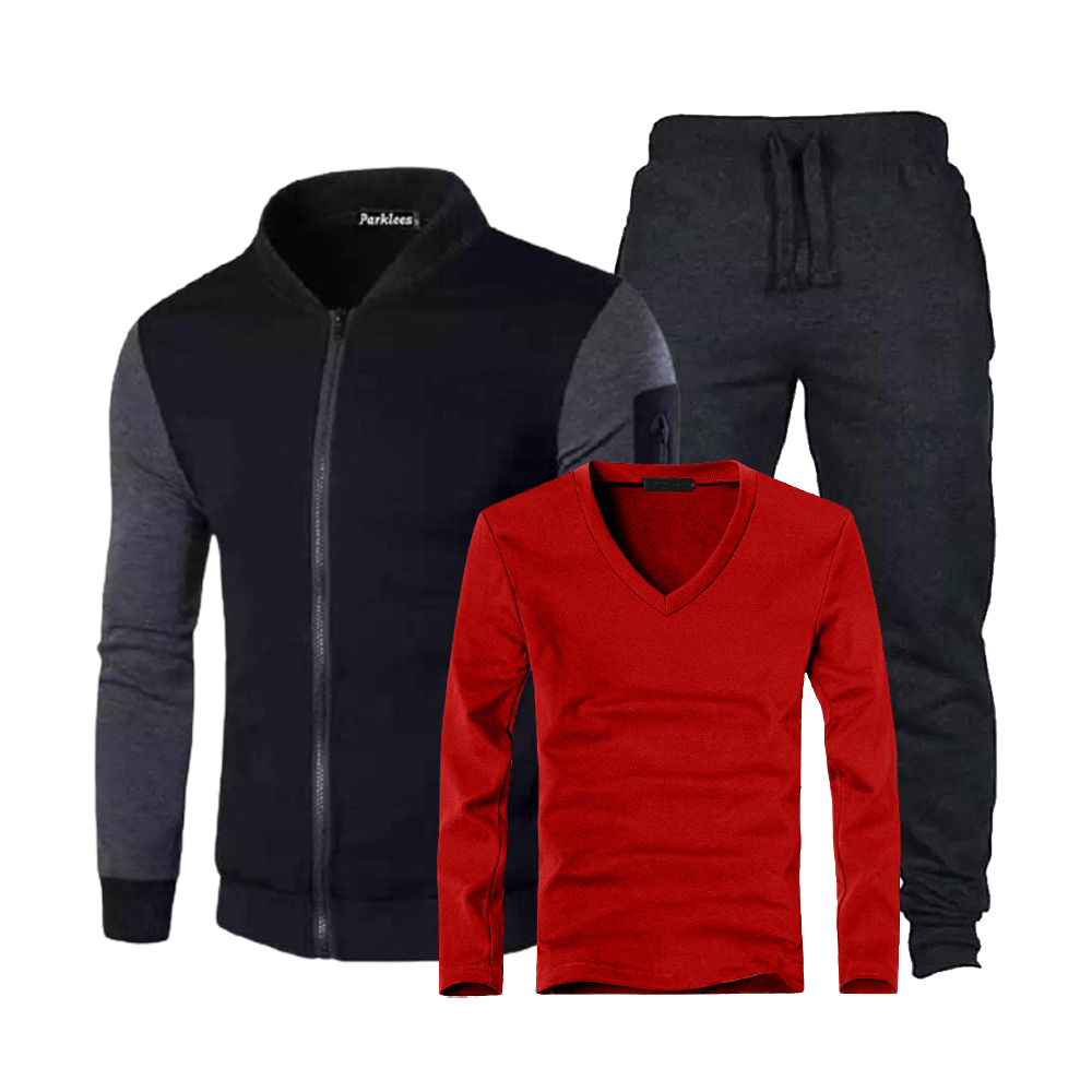 Pack Homme Gilet Noir Plus Pantalon +Pull