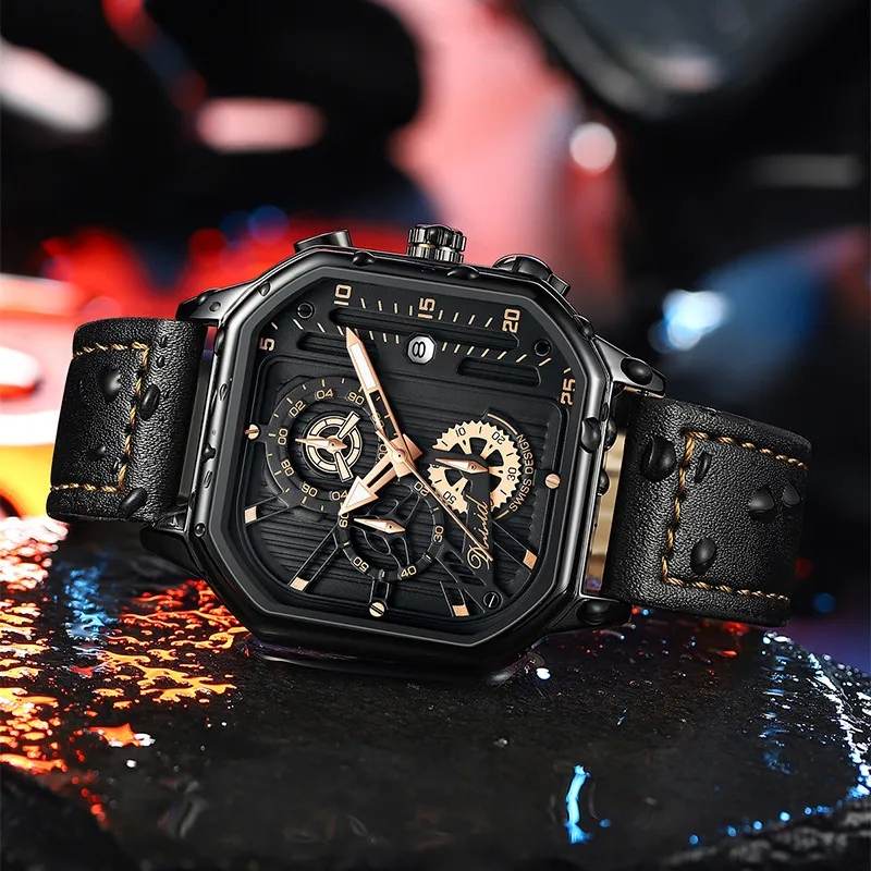 Montre de sport à quartz de luxe pour homme