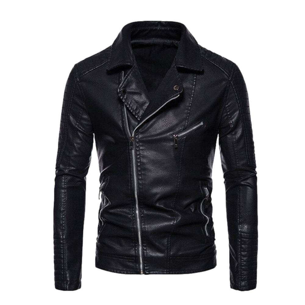 Veste En Similicuir Noir