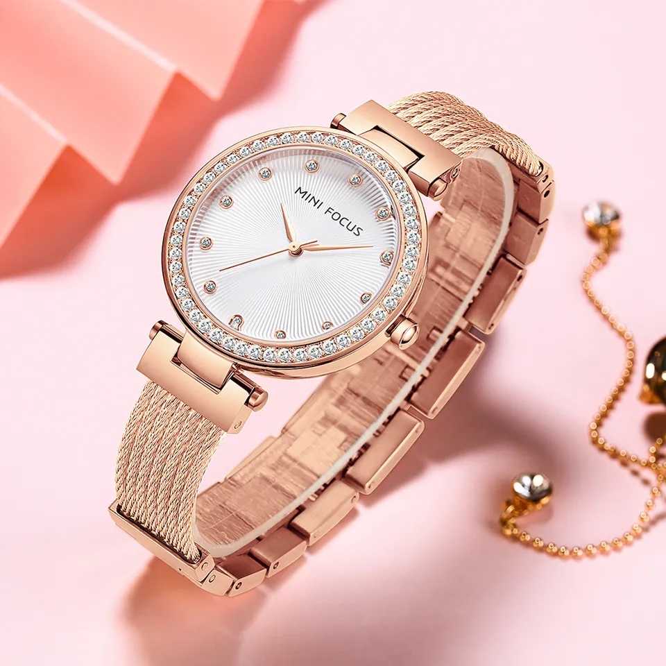 Montre Mini Focus Rose Gold Pour Femme