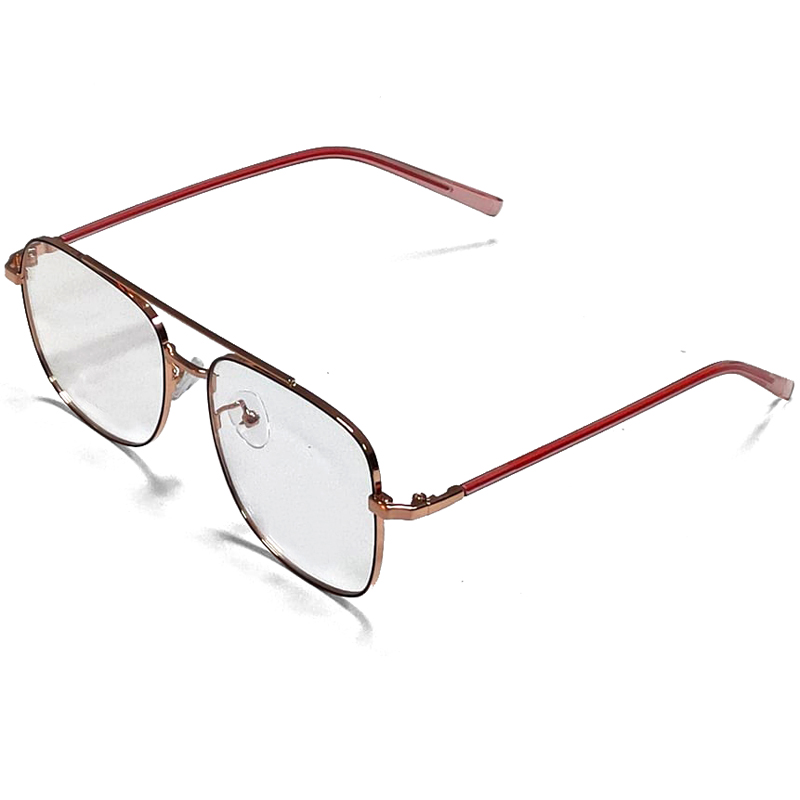 Lunette Optique Carré Rose Pour Femme