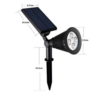 Led Solaire De Jardin