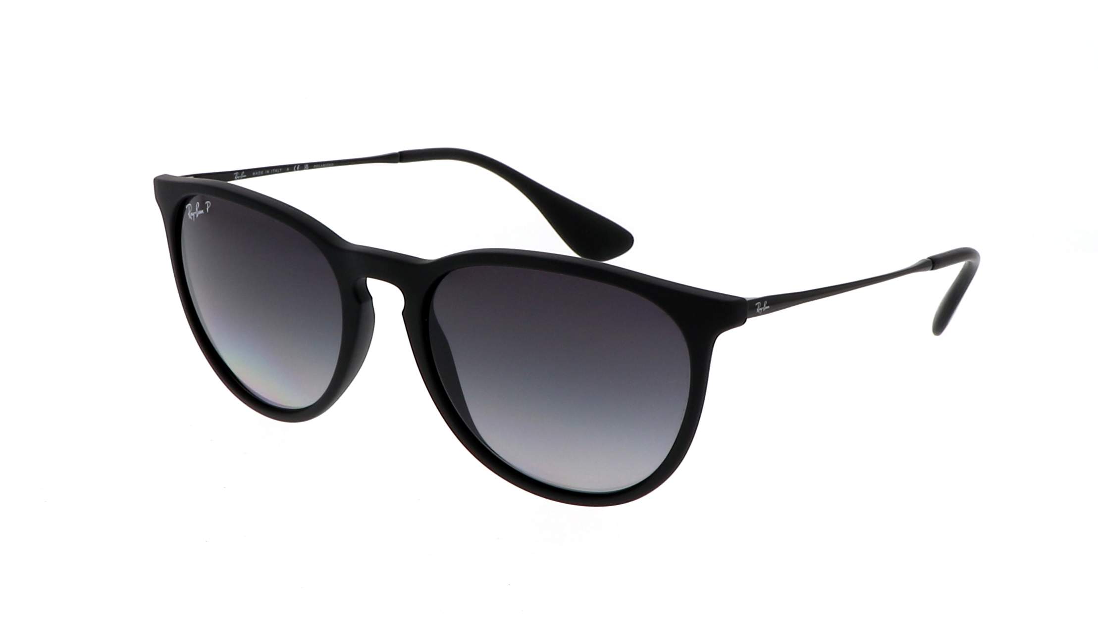 Lunettes de soleil Ray-Ban Erika RB4171 622/T3 54-18 Noir